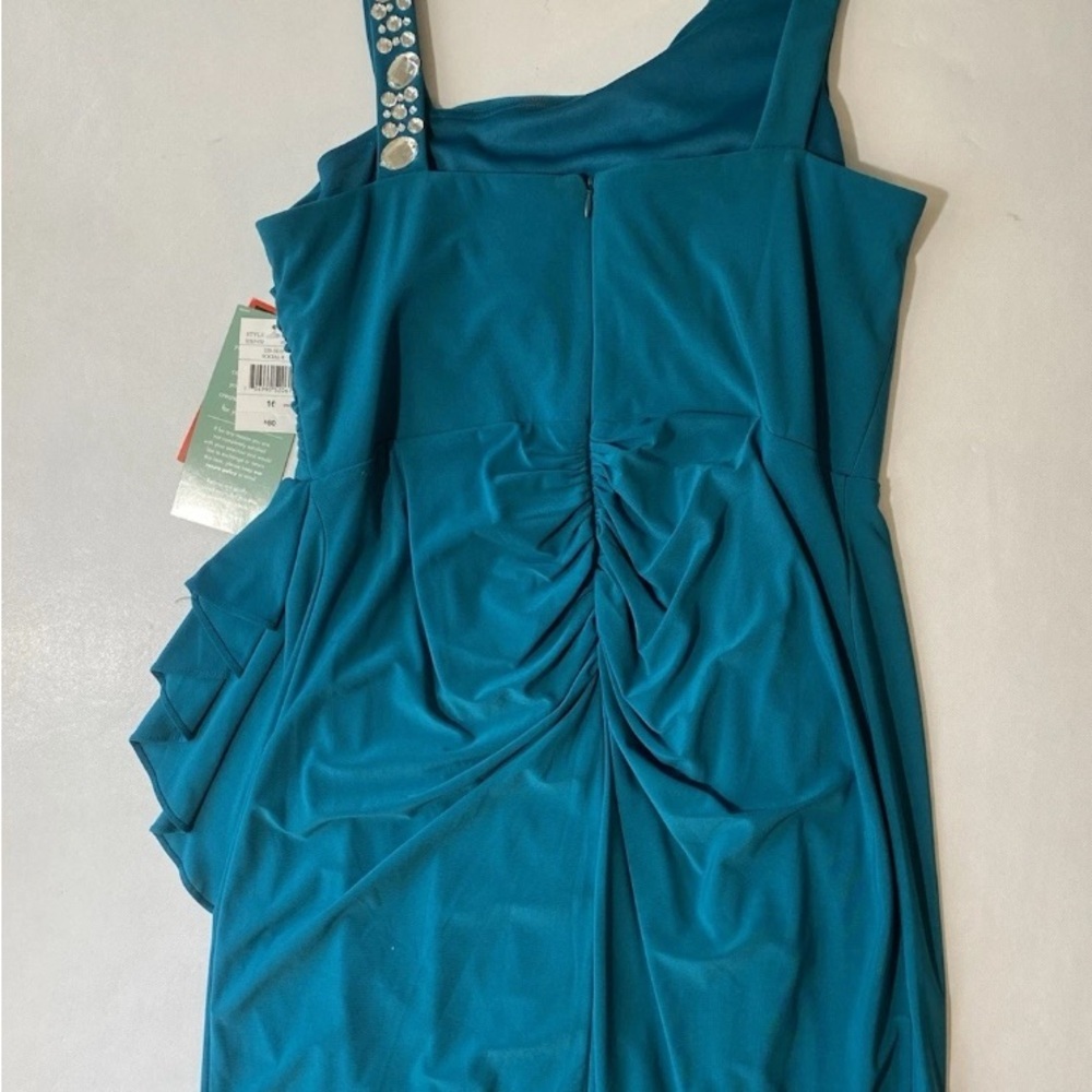 NEW Womens Scarlett Party/homecoming/prom Dress Teal Jewel Embellished Sz 16 - Picture 10 of 14